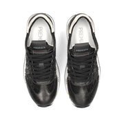 Conny 4821 Sneakers donna Premiata in tessuto e pelle nera