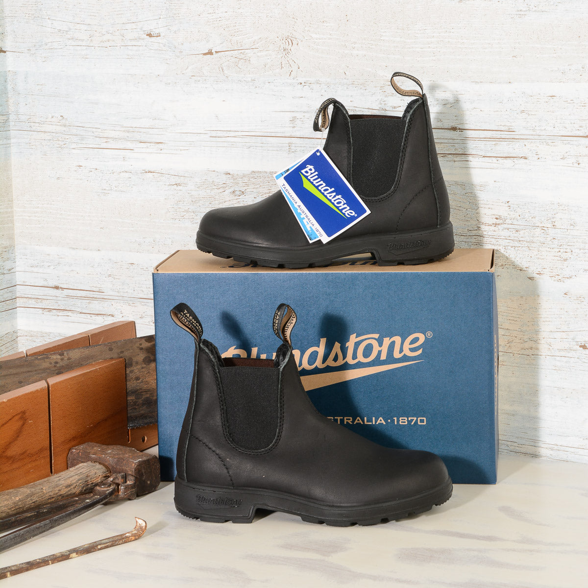 BLUNDSTONE - Stivaletto in pelle nero BLUNDSTONE - Stivaletto in pelle nero