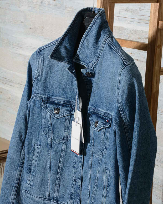 Giubbino jeans donna di Tommy Hilfiger in denim WW0WW26479 Jacket MILO (2 di 17)