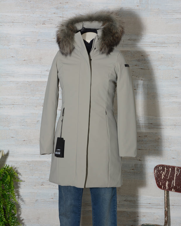 RRD PARKA DONNA WINTER LONG LADY FUR TORTORA W22501FT