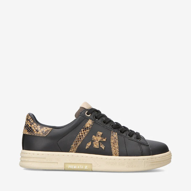 Premiata Russel-D 6505 sneakers donna in pelle nera