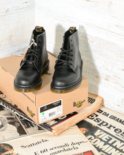 Stivale donna Dr Martens 101 6 fori Black Smooth