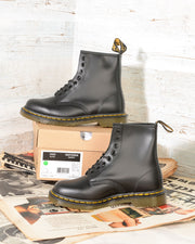 1460 Black Smooth 8 Eye Stivale donna Dr Martens