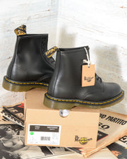 1460 Black Smooth 8 Eye Stivale donna Dr Martens