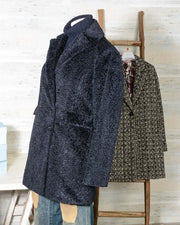 cappotto donna Altea doppiopetto nero tessuto bouclè (4)