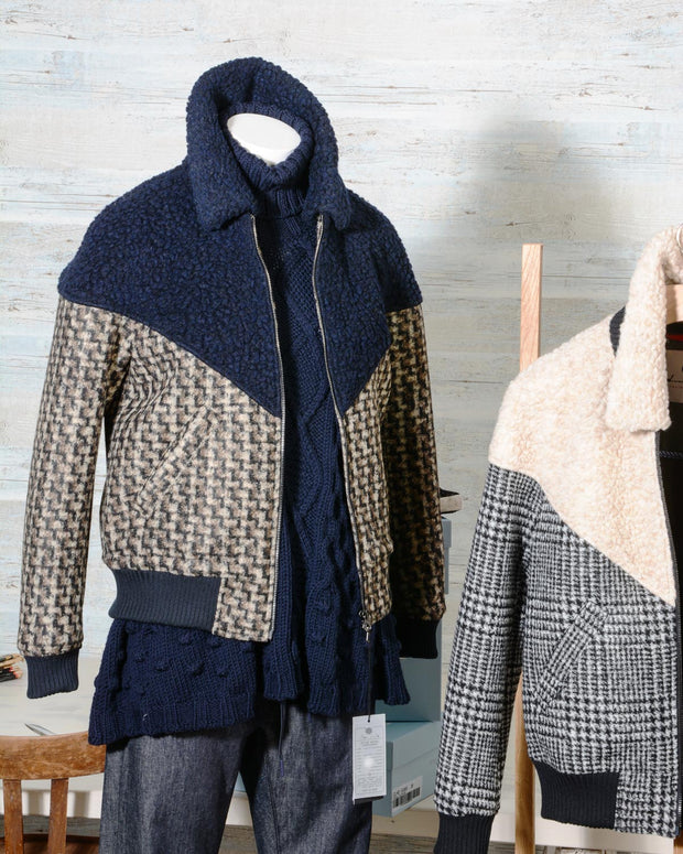 Bomber Donna in lana Due Soli La Boum DS44 (1)