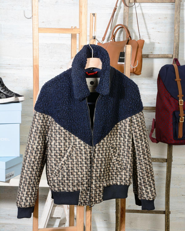 Bomber Donna in lana Due Soli La Boum DS44 (6)