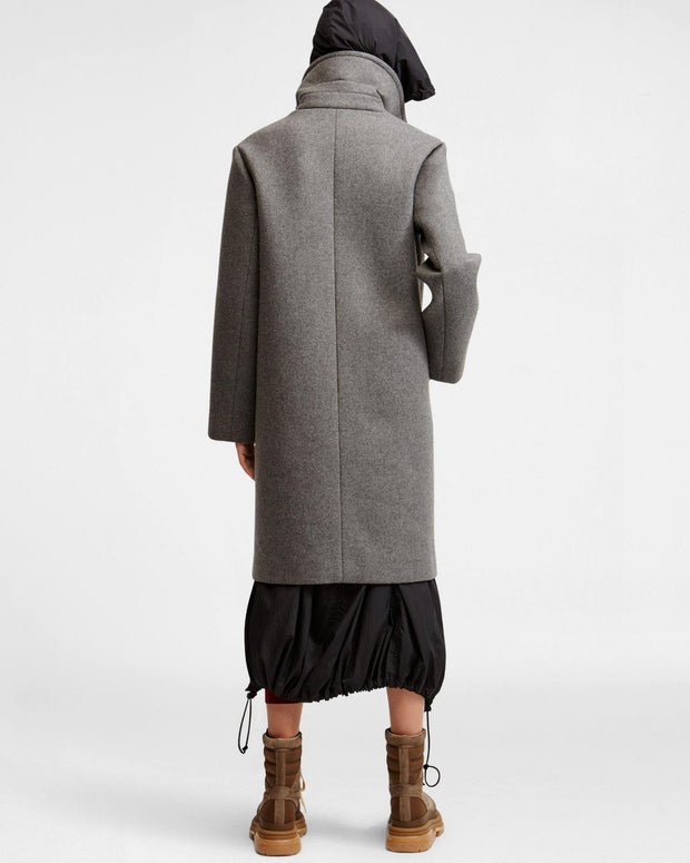Cappotto in misto lana DKNY Donna Karan New York N365005A4B 070 FLINT-