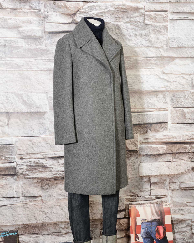 Cappotto in misto lana DKNY Donna Karan New York N365005A4B 070 FLINT -7