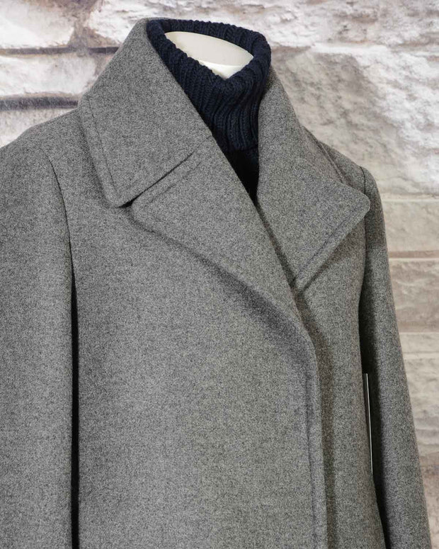 Cappotto in misto lana DKNY Donna Karan New York N365005A4B 070 FLINT -8