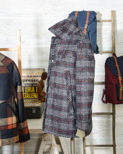 Cappotto uomo Due Soli in lana SHORT COAT SUGAR DS38 principe di galles (3)