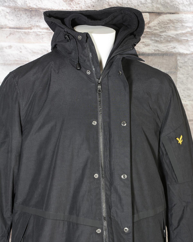 Casuals Parka Lyle & Scott True Black JK922V -4