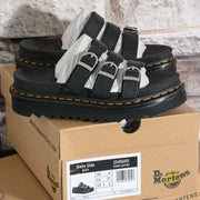 Dr Martens 25456001 BLAIRE SLIDE BLACK HYDRO LEATHER SANDAL (1 di 15)