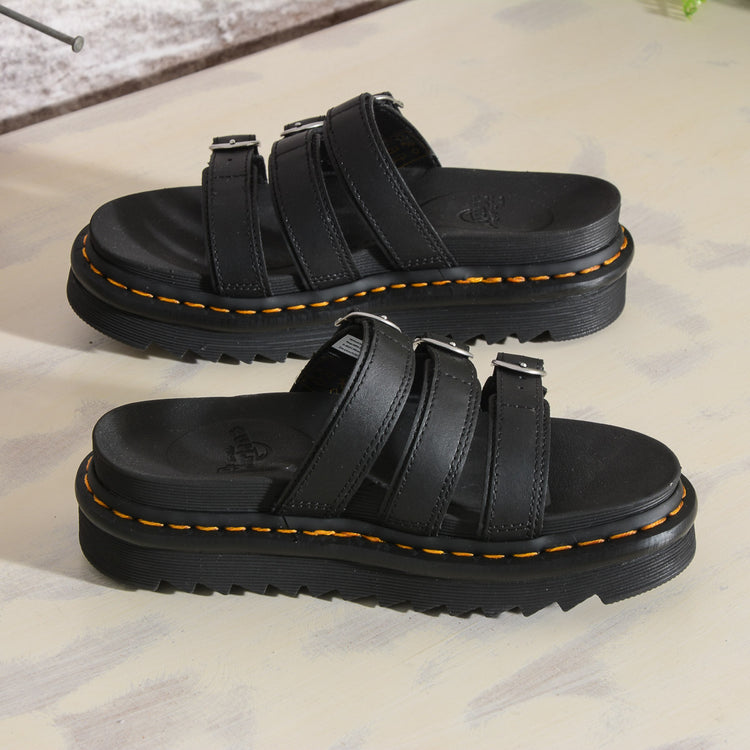 ★Dr.Martens★ Blair Black Hydro Slippers 25456001 Amazon.com | Dr. Martens Women's Blaire Slide Sandal, Black
