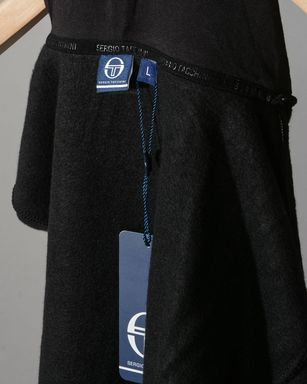 Felpa uomo con cappuccio Sergio Tacchini 37704 ZION SWEATER colore 166 BLACK WHITE