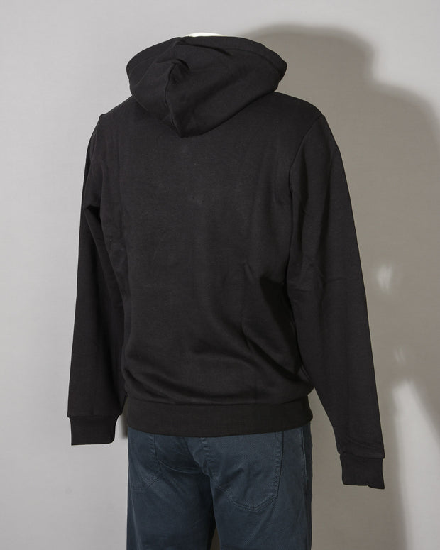 Felpa uomo con cappuccio Sergio Tacchini 37704 ZION SWEATER colore 166 BLACK WHITE
