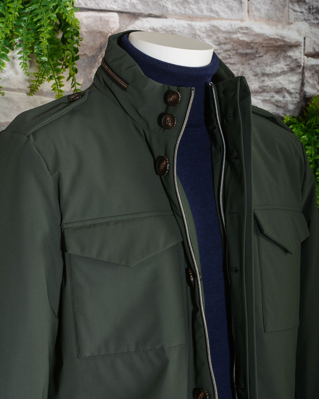 Field Jacket 4 tasche RRD W19022 City Field roberto ricci designs Verde militare -9