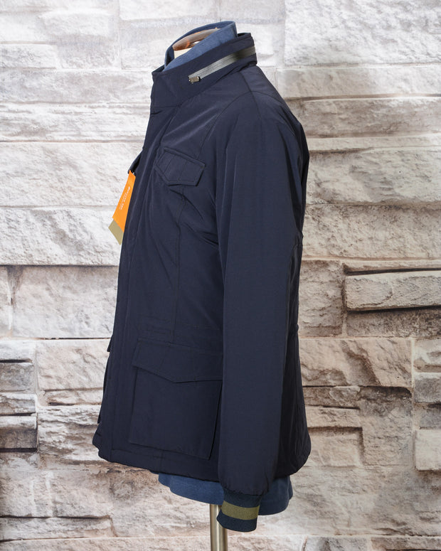 Field Jacket Uomo 2shirts.ago Blu Navy autunno-inverno 2017 2018 in offerta