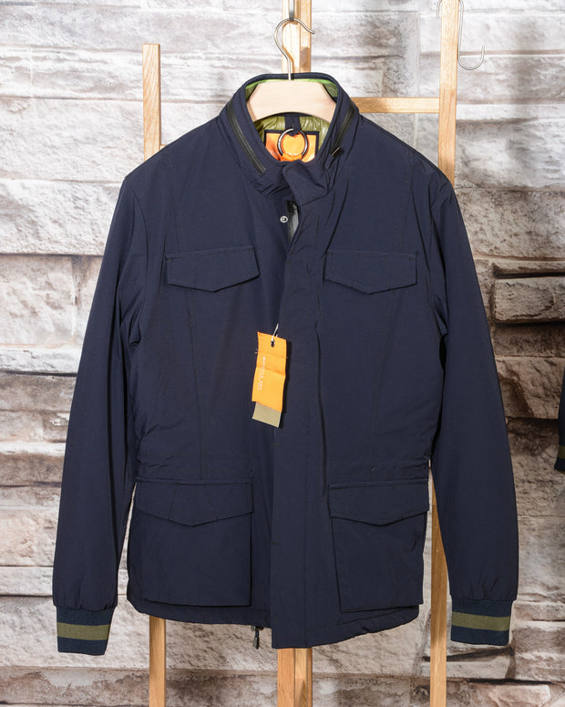 Field Jacket Uomo 2shirts.ago Blu Navy autunno-inverno 2017 2018 in promozione