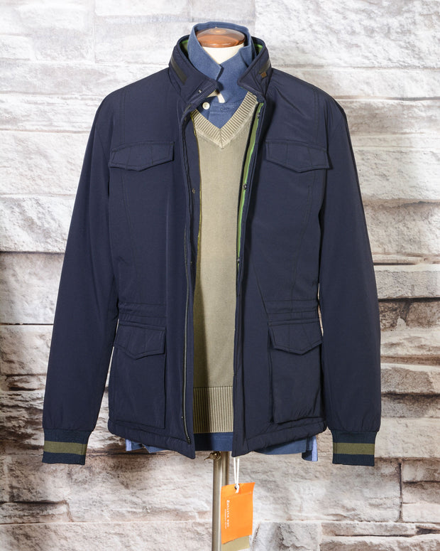 Field Jacket Uomo 2shirts.ago Blu Navy autunno-inverno 2017 2018 in sconto