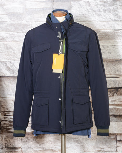 Field Jacket Uomo 2shirts.ago Blu Navy autunno-inverno 2017 2018 scontata