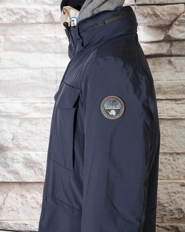 Field Jacket uomo Napapijri ALCAMO N0YHTO176 Blu Marine -14