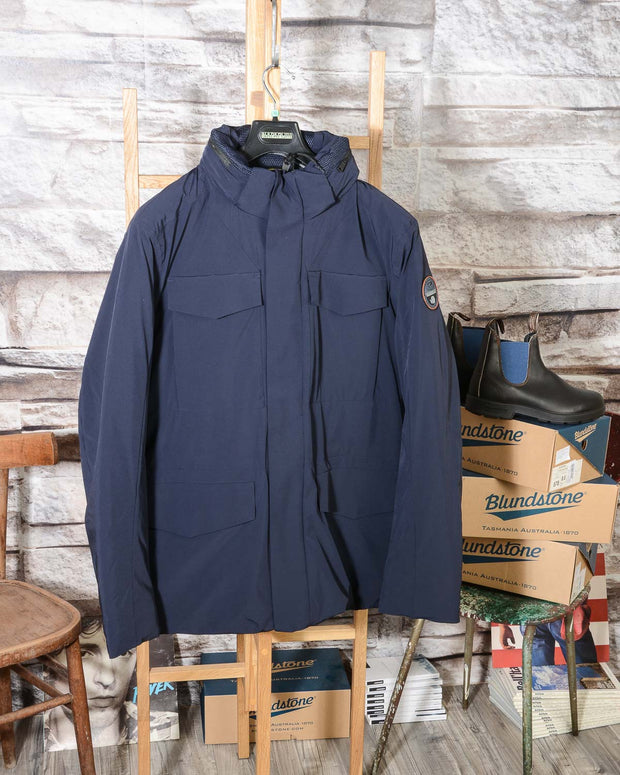 Field Jacket uomo Napapijri ALCAMO N0YHTO176 Blu Marine -1