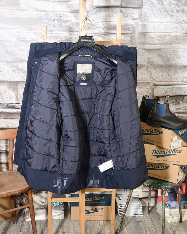Field Jacket uomo Napapijri ALCAMO N0YHTO176 Blu Marine -3