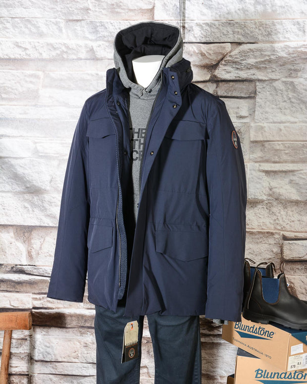 Field Jacket uomo Napapijri ALCAMO N0YHTO176 Blu Marine -7