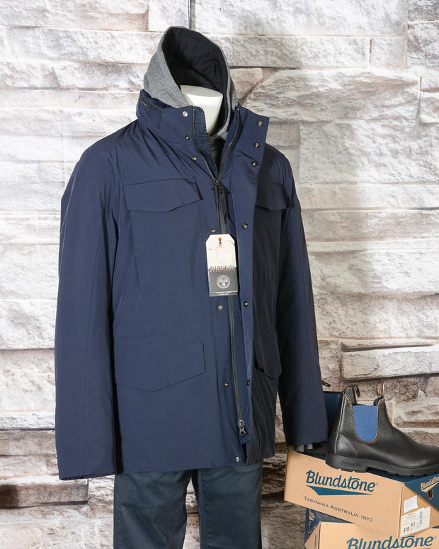 Field Jacket uomo Napapijri ALCAMO N0YHTO176 Blu Marine -8