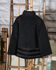 Giacca Piumino donna ADD con lana e mohair 2AWF96S Black JACKET WITH DOWN (6 di 13)