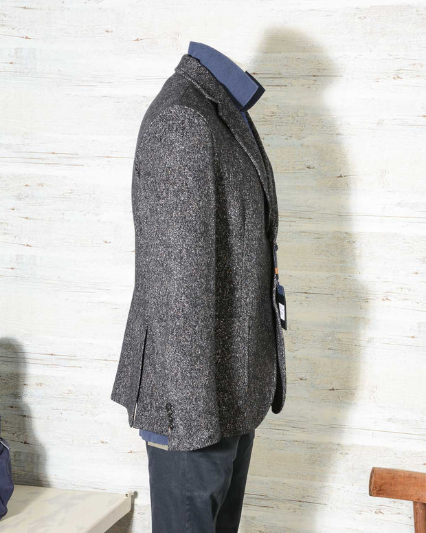 Giacca uomo Circolo 1901 CN2069 due bottoni in Felpa Cashmere BLU Tweed