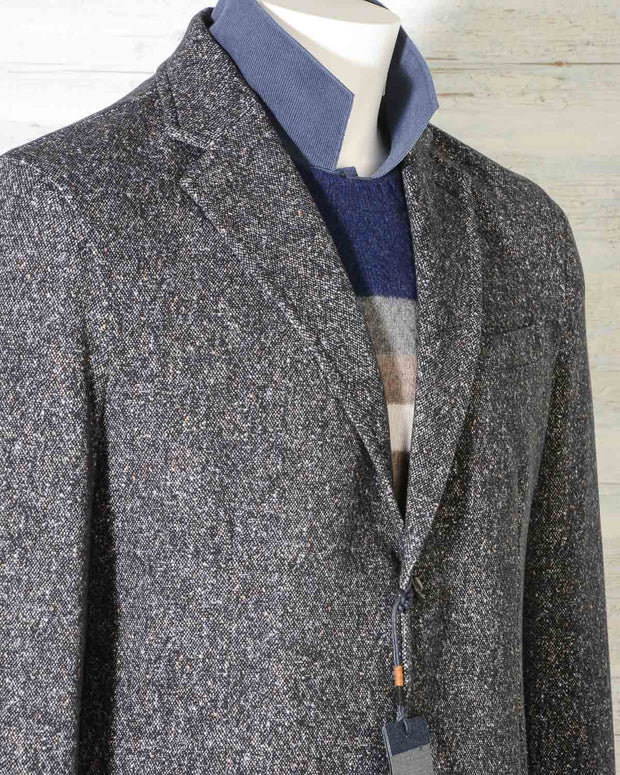 Giacca uomo Circolo 1901 CN2069 due bottoni in Felpa Cashmere BLU Tweed