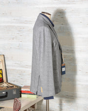 Giacca uomo Circolo 1901 colore grigio spinato in jersey di cotone CN1836 (3)