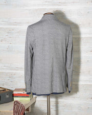 Giacca uomo Circolo 1901 colore grigio spinato in jersey di cotone CN1836 (4)