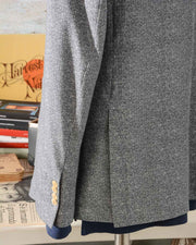 Giacca uomo Circolo 1901 colore grigio spinato in jersey di cotone CN1836 (5)