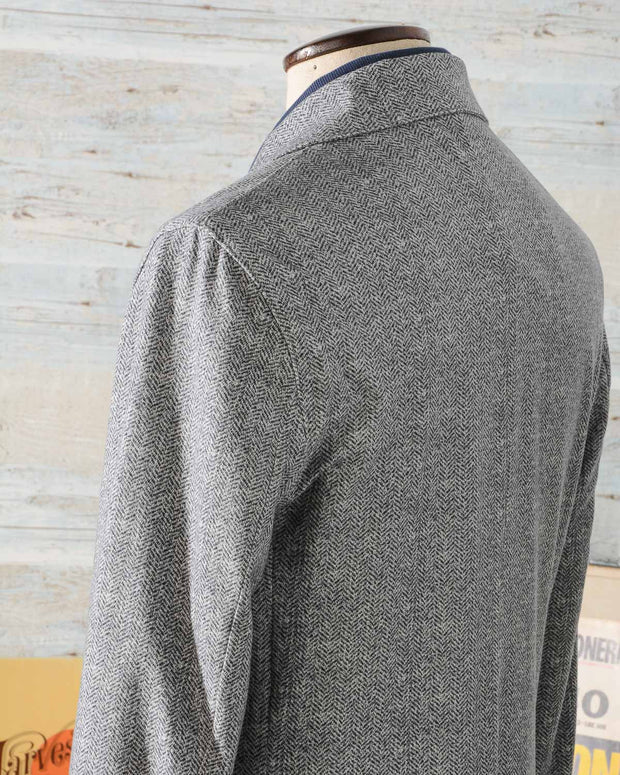 Giacca uomo Circolo 1901 colore grigio spinato in jersey di cotone CN1836 (6)