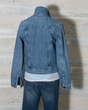 Giubbino jeans donna di Tommy Hilfiger in denim WW0WW26479 Jacket MILO (17 di 17)