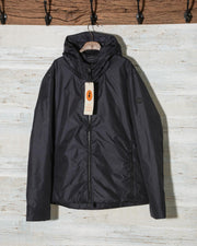 Giubbino uomo con cappuccio save the duck mezza stagione D38650M MEGA12 modello AUSTIN colore nero (1 di 14)