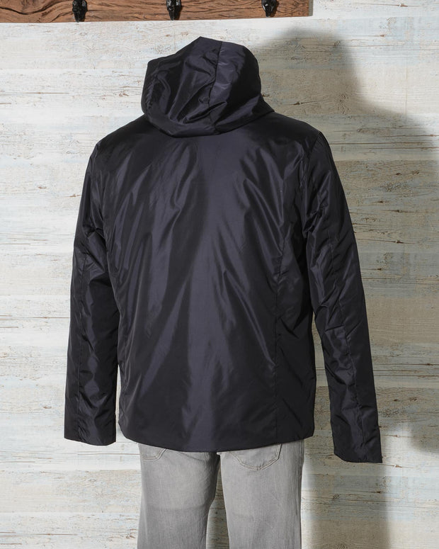 Giubbino uomo con cappuccio save the duck mezza stagione D38650M MEGA12 modello AUSTIN colore nero (11 di 14)
