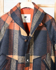 Giubbino uomo in lana Due Soli BLOUSON LIVORNESE SENZA COLLO DS35 Check (2)