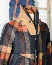 Giubbino uomo in lana Due Soli BLOUSON LIVORNESE SENZA COLLO DS35 Check (5)