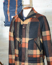 Giubbino uomo in lana Due Soli BLOUSON LIVORNESE SENZA COLLO DS35 Check (6)