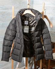 Giubbotto Piumino Donna Aspesi MAFALDA in piuma 6N84 B166 nero (8)