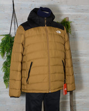 Giubbotto uomo The North Face in piuma d'oca LA PAZ HOODED BRITISH KHAKI Jacket T0CYG9D9V -13