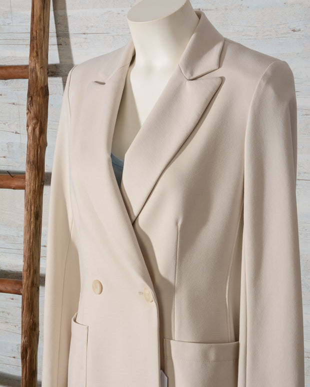 Harris Wharf London A3501PXL Women Double Breasted Blazer With Shoulder Pads Techno Viscose (13 di 14)