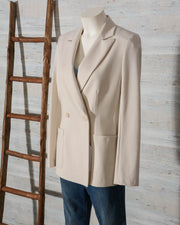 Harris Wharf London A3501PXL Women Double Breasted Blazer With Shoulder Pads Techno Viscose (14 di 14)
