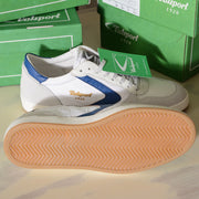 New Davis Valsport 1920 Sneakers uomo in pelle e NYLON MESH bianco blue royal