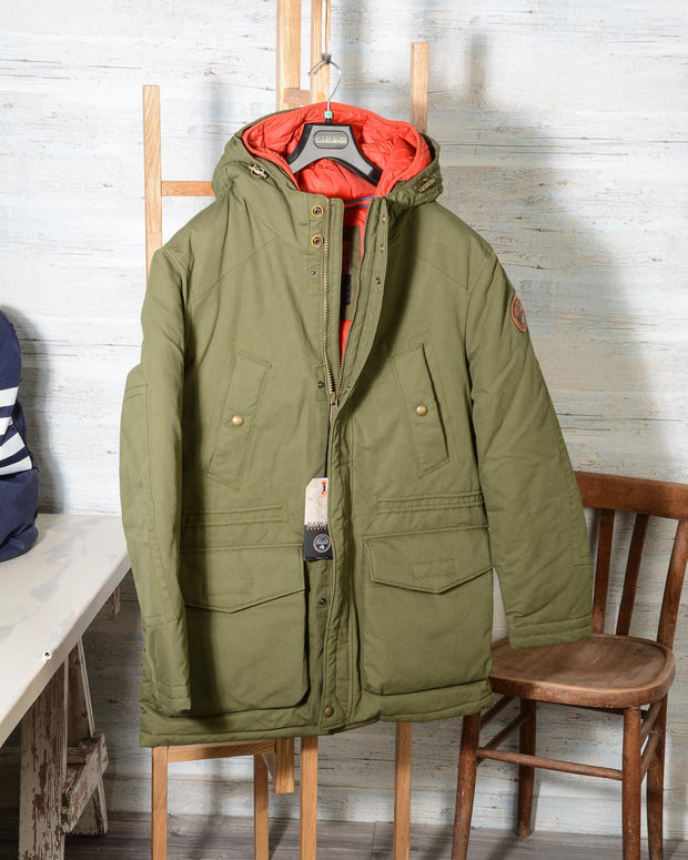 Parka uomo Napapijri ARUSHA 1 GREEN MUSK N0YHTNGD3