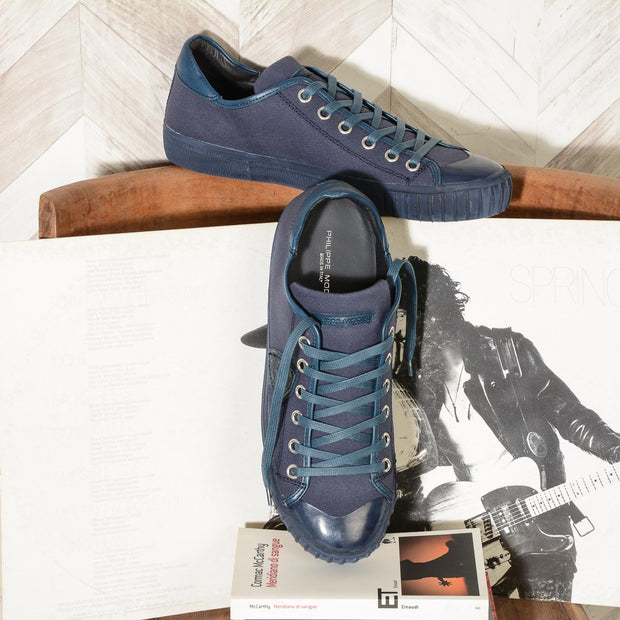GARE CANVAS BLEU Sneaker Uomo Philippe Model GRLU CB04